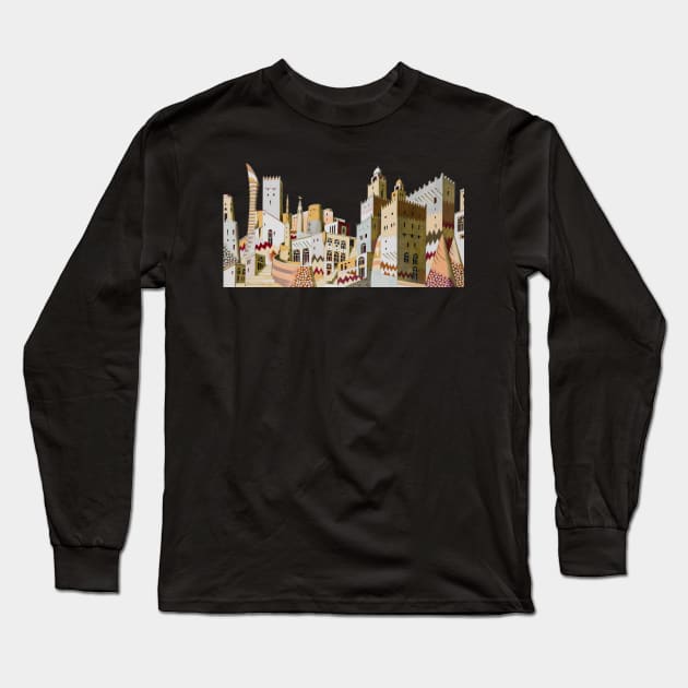 Qatar Long Sleeve T-Shirt by federicocortese